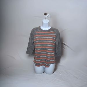 Marine Layer Striped Raglan Baseball Tee